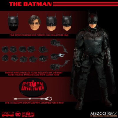 76593: Mezco One:12 Collective The Batman Robert Pattinson 2022
