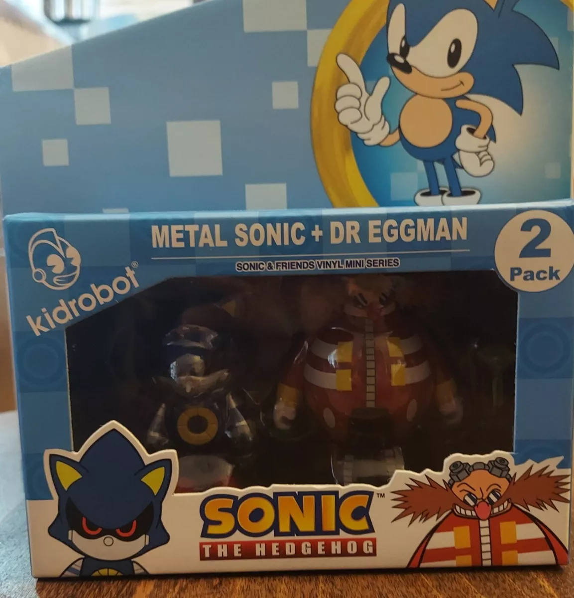 Sonic the Hedgehog 3 Vinyl Figure Dr. Robotnic and Metal Sonic 2-Pack -  Kidrobot