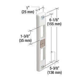 CRL HA0208W White Milgard Door Keeper - Picture 2 of 7