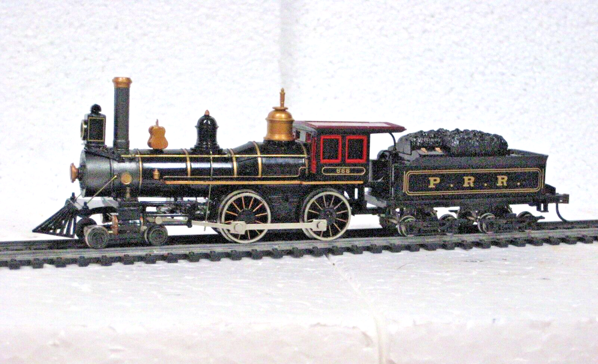 HO Pennsylvania Railroad Old Time 4-4-0 American Steam LOCO