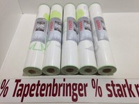 Vliestapete Rasch 5X 497533 (5Rollen)Uni BläTtermuster Weiß GrüN Grau Restposten