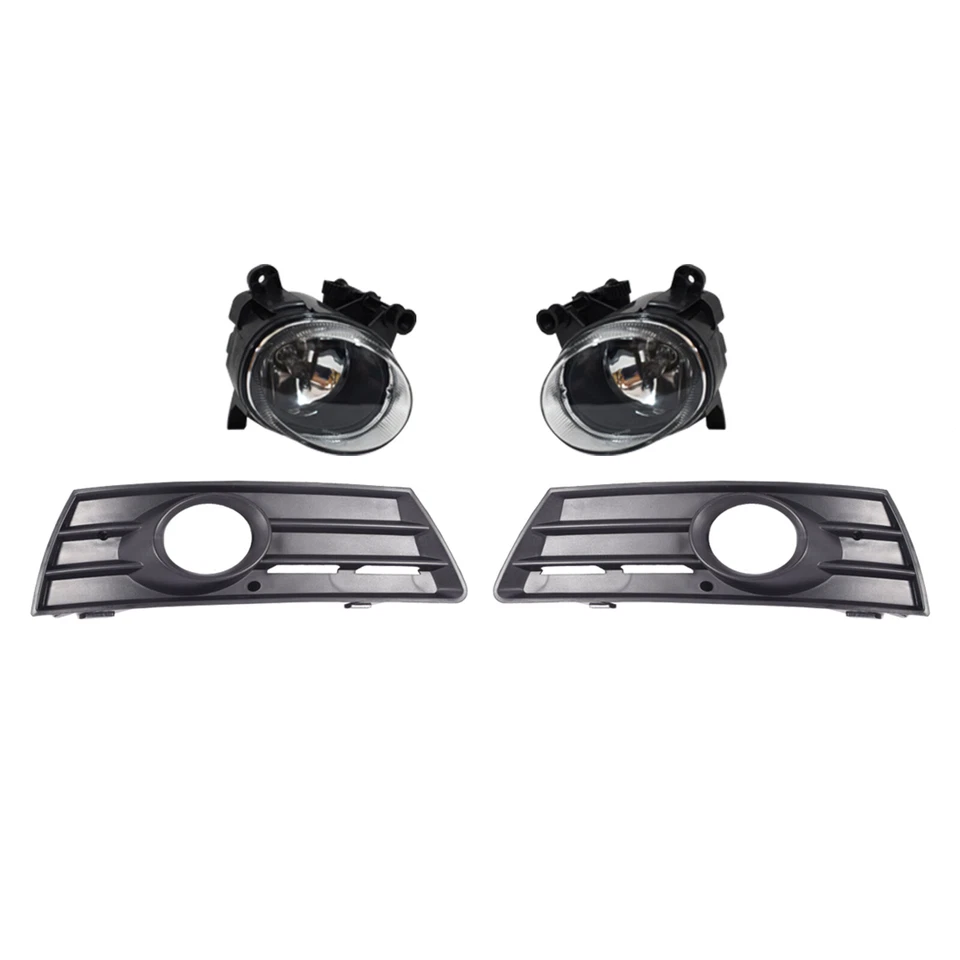 Left Right Side Fog Lights & Cover 4PCS For Volkswagen Passat CC 2009-2012 Foto 2 de 4