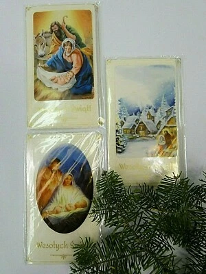 OPLATKI Christmas Wafers -SET of 12 LARGE POLISH Christmas Wafers