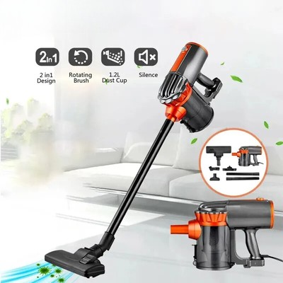 600W Corded Vacuum Cleaner 2-in-1 Strong Suction 16KPa Dust Collector Aspirator