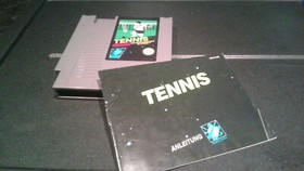 Tennis + instruction manual. nintendo NES