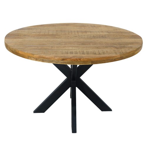 Esstisch rund ø120cm Esszimmer Tisch Liverpool Mangoholz massiv - Bild 3 von 9