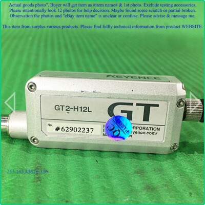 KEYENCE GT2-H12L, Contact sensor & Cable as photo, sn:2237, Tested