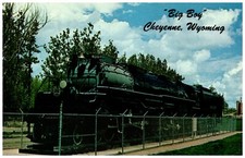Big Boy Seam Engine Train #4004 per on Picture at Holiday Park Cheyenne Wyoming