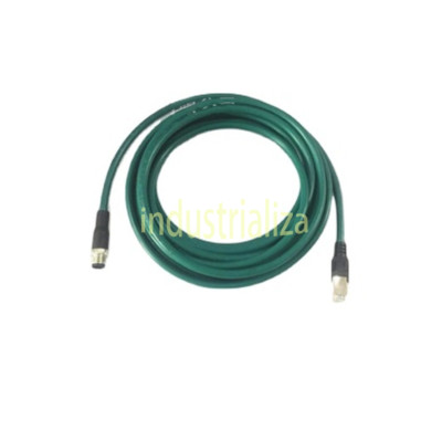 1PCS ETHERNET CABLE for DATALOGIC 93A051348 CAB-ETH-M05 M12-IP67  (5M) New