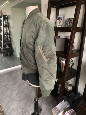1970 Vietnam Alpha USAF L2B FLIGHT JACKET Mil-J-7448J Uniform
