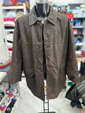 Vipa Leather Jacket Man Tg52 Brown LLV915