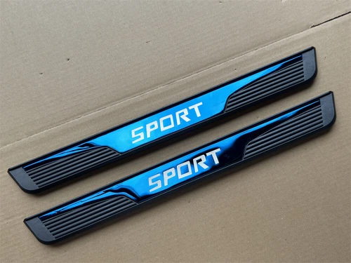 For Nissan Kicks Accessories Car Door Scuff Sill Cover Panel Step Protector Trim - Picture 53 of 92