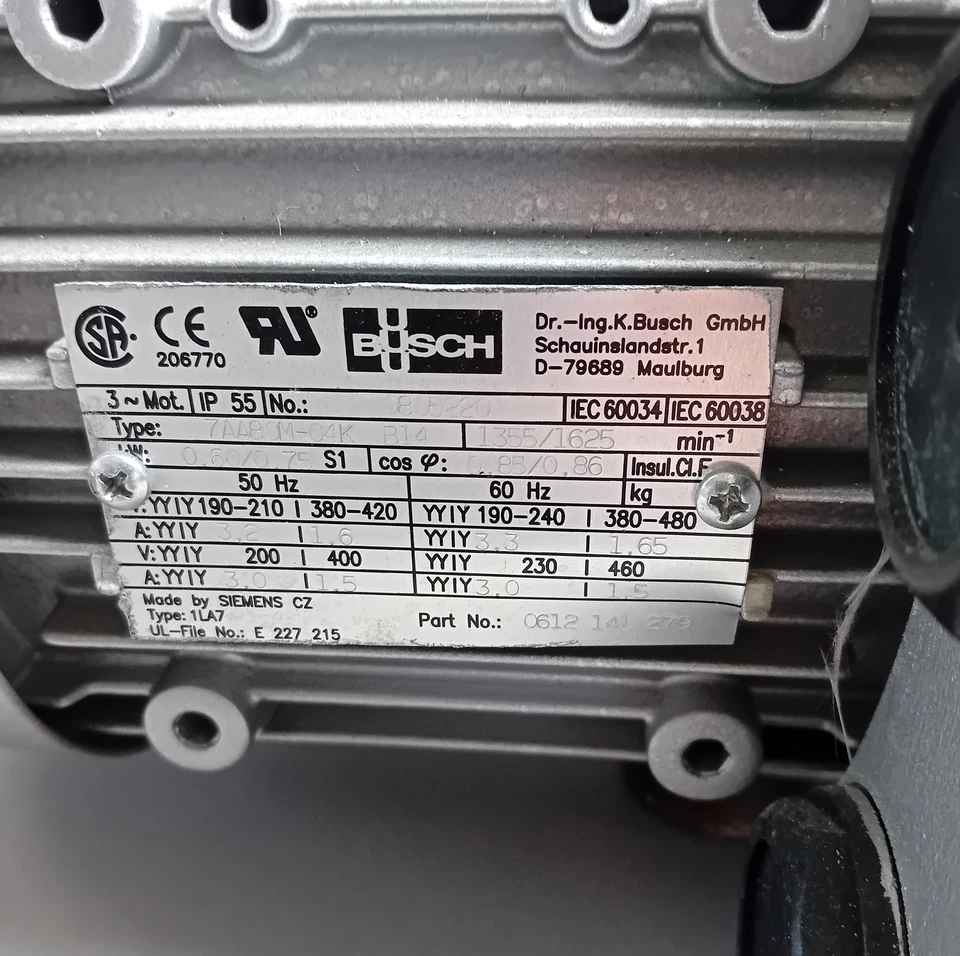 Busch RA 0010 C 343 Vakuumpumpe #2 - Bild 4 von 4