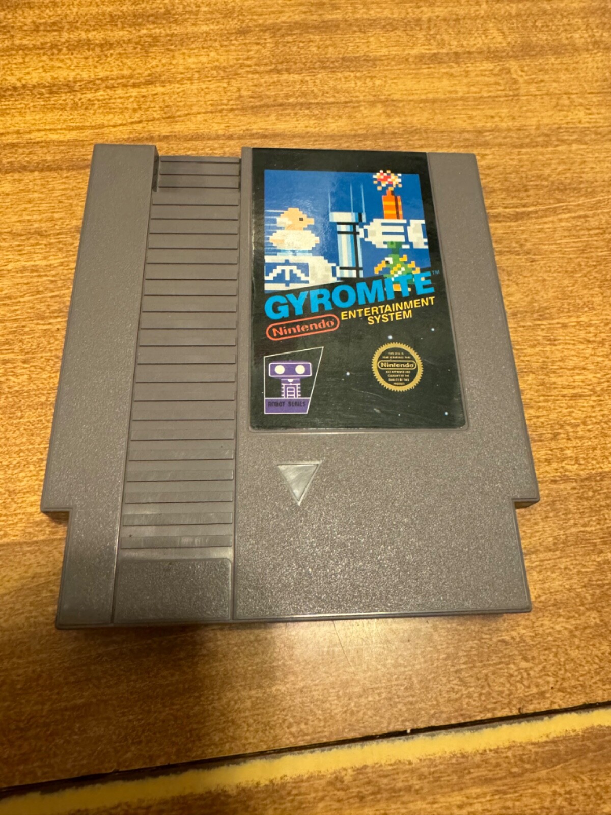 Gyromite (Nintendo NES) classic ROB video game cart classic family fun Gyro Mite