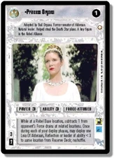 1x  Princess Organa - Very Rare Foil Near Mint Reflections - BB (Star Wars - Dec
