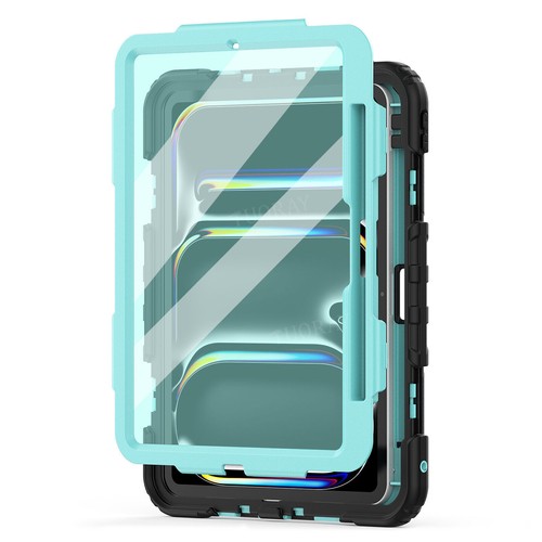 Für iPad 5/6/7/8/9/10 Gen Air 4 5 6 Pro 11 13 Hybrid Outdoor Tasche Gurt Hülle - Bild 50 von 225
