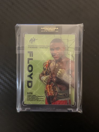 Floyd Mayweather JR. x Tyson Beck-98 Super Heavy Weight Title - Signed By Artist - Picture 2 of 2