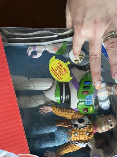 Toy Story 3 Buzz & Woody Talking Figure Disney Store Exclusive In Stock - Picture 6 of 15