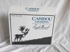 Scatola vuota per whisky Caribou Crossing