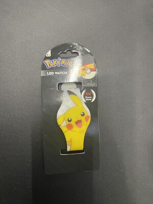 Pokemon Pikachu Touch Activation LED Watch Silicone Band