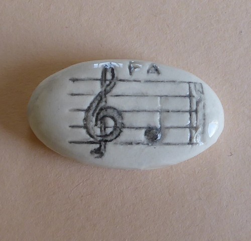 Fève artisanale dragée du MH 1993 - Les Notes de Musique : le Fa - Picture 2 of 2