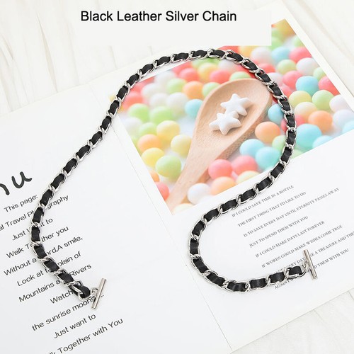 Purse Chain Strap Crossbody Handbag Chain Replacement Leather Shoulder Bag Chain - Picture 7 of 23