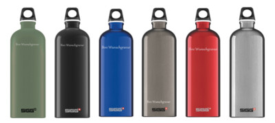 SIGG Trinkflasche 'Traveller' 1 Liter, mit Namensgravur | verschiedene Farben