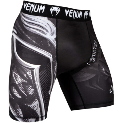 Venum Gladiator 3.0 Compression Vale Tudo Shorts - Black/White | eBay