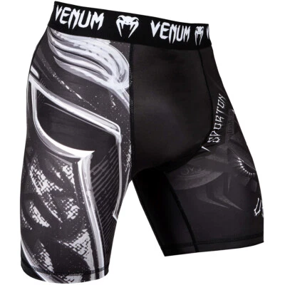 Venum Gladiator 3.0 Compression Vale Tudo Shorts - Black/White