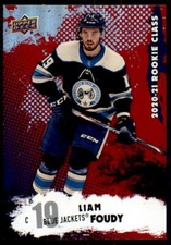 2020-21 Upper Deck #RC-10 Liam Foudy 2020-21 Rookie Class Red