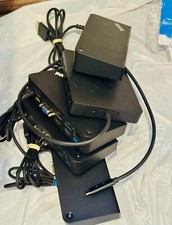 Lot of 4 Lenovo 40A4 ThinkPad OneLink  Docks Black Model DU9047S1 3A02890 3 