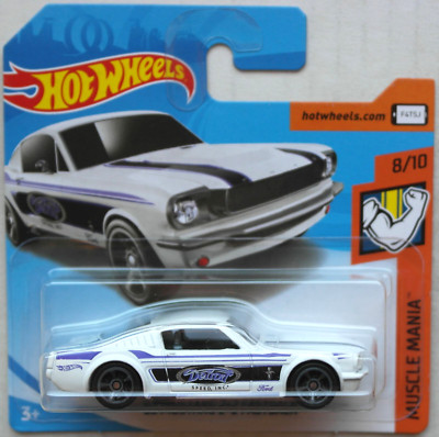 Hot Wheels 1965 Ford Mustang 2+2 Fastback weiß Detroit Speed Inc. Neu/OVP HW ´65