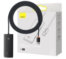 Baseus Hub Lite Series 4-Port Type-C HUB Adapter Type-C to USB 3.0*4 200cm BNIB