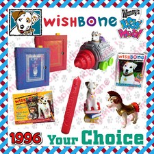 Wendy's 1996 WISHBONE Jack Russell TERRIER Dog Roman Armor YOUR Toy CHOICE