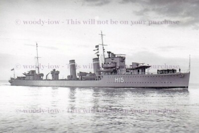 rp13661 - Royal Navy Warship - HMS Esk H15 , gebaut 1934 verloren 1940 - Druck 6x4