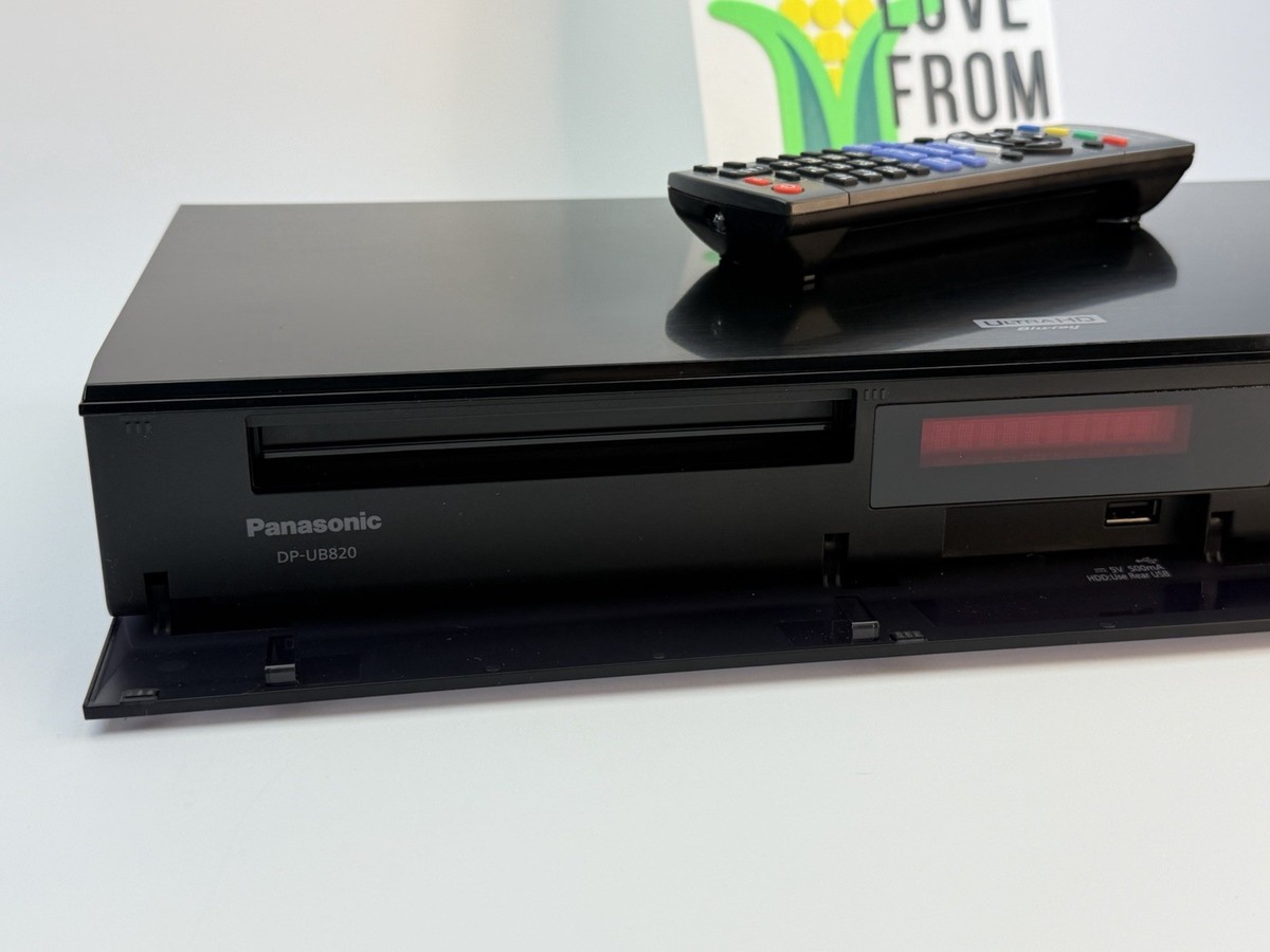 Panasonic 4K Blu-ray Player with Dolby Vision Hi-Res DP-UB820-K