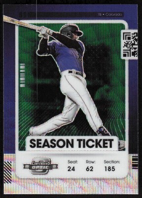 2021 Contenders Optic Green Wave #67 Ryan McMahon   - FREE SHIPPING