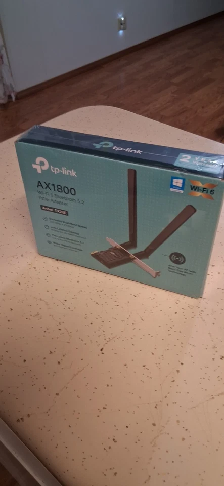 TP-Link Archer TX20E IEEE 802.11ax AX1800 Wi-Fi 6 Bluetooth 5.2 PCIe Adapter - Image 2 of 4