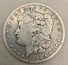 1893-CC Morgan Silver Dollar $1 - Carson City Mint