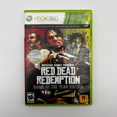 Red Dead Redemption Game of the Year Edition Xbox 360 Complete Authentic Tested