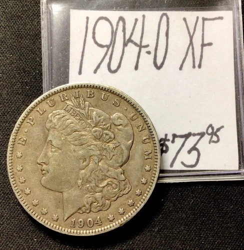 1904 0 Morgan Silver Dollar XF! ENN Coins