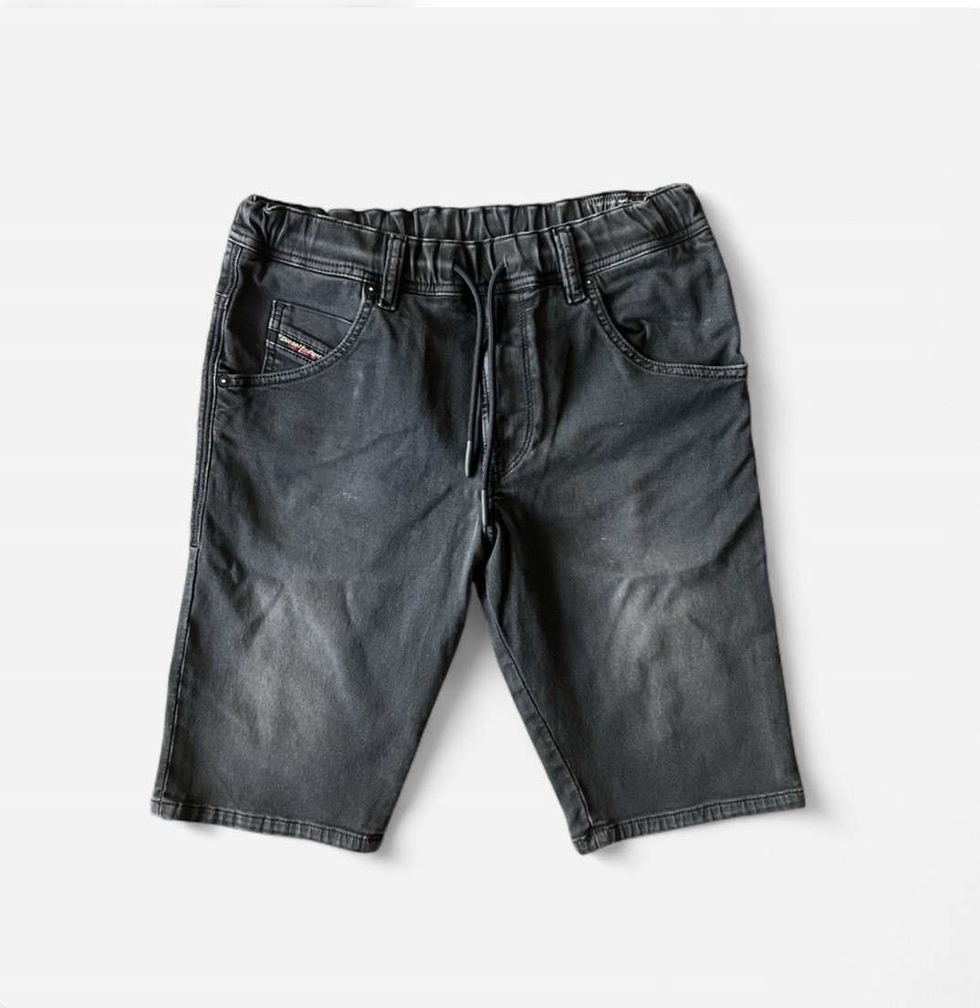 Diesel D-KROOSHORT-NE Jogg Jeans shorts men’s size 26 in black