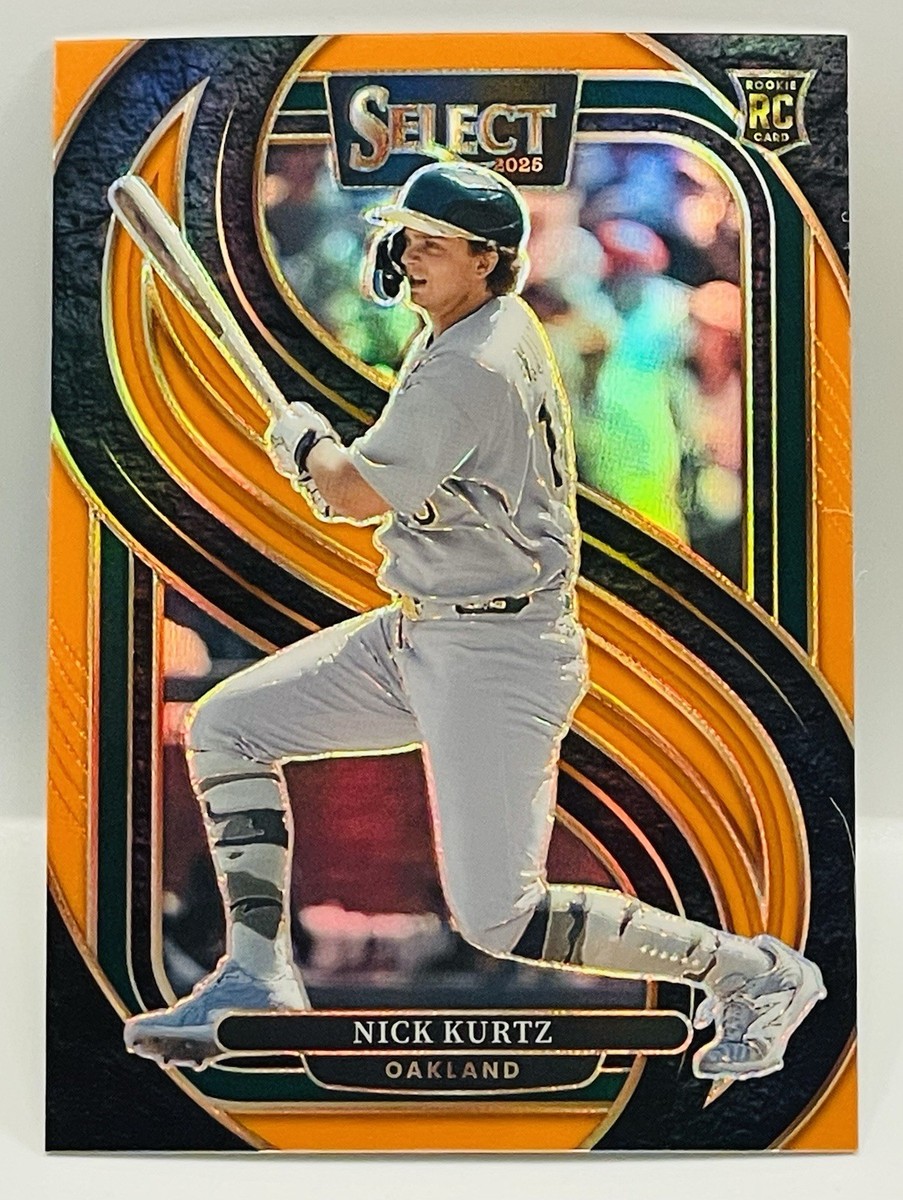 Nick Kurtz RC *22/49* 2025 Panini Select Baseball Premier Orange