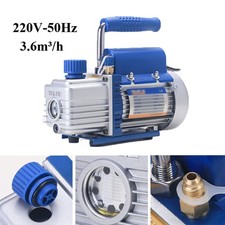 3.6m ³/ h Single Stage Rotary Vane Vacuum Pump New Air Conditioning Refrigerator