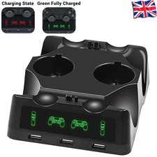 Image of 4 In1 Controller Charger Dock Station Stand For Playstation PS4 PSVR VR Move UK