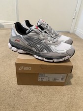 ASICS Mens Gel NYC White/Steel Grey Running S...