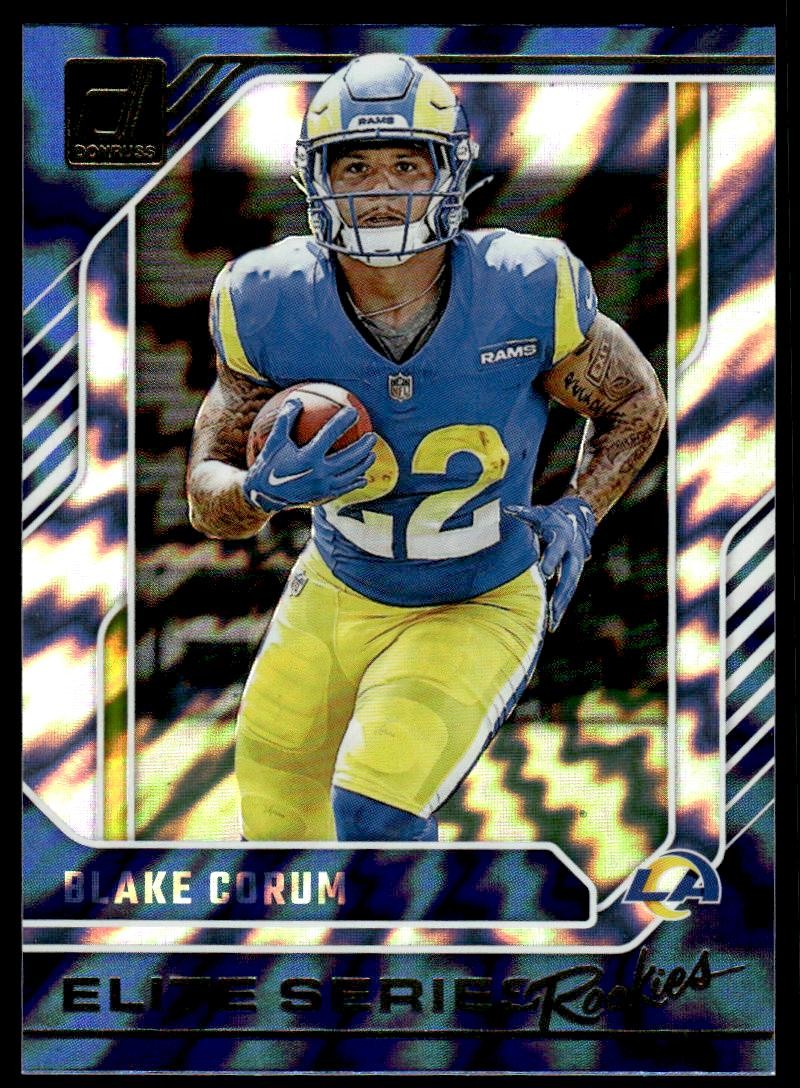 Blake Corum 2024 Donruss #5 The Elite Series Rookies Rams Football Card