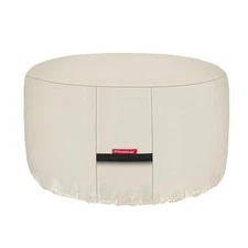 Porch Shield Fire Pit Cover - Waterproof 600D Heavy Duty Round Patio Fire Bowl