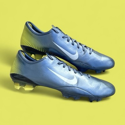 NIKE MERCURIAL VAPOR III R9 FG 13 US 312606-417 SILVER/YELLOW  RARE