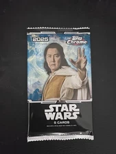 2025 Topps Chrome Star Wars Single Pack Factory Sealed
